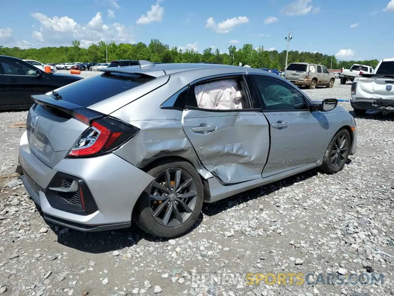 3 Photograph of a damaged car SHHFK7H65MU216325 HONDA CIVIC 2021