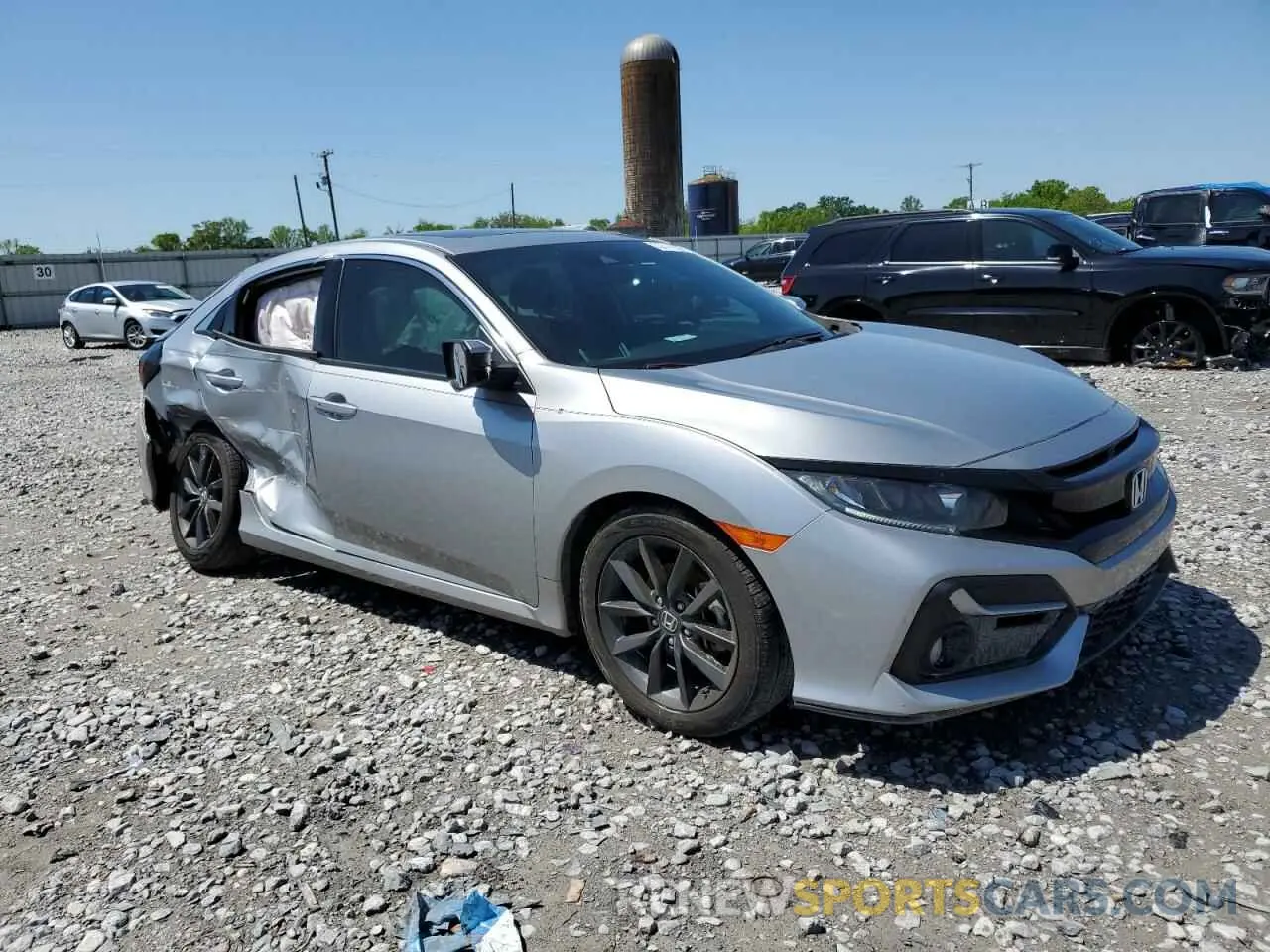 4 Photograph of a damaged car SHHFK7H65MU216325 HONDA CIVIC 2021