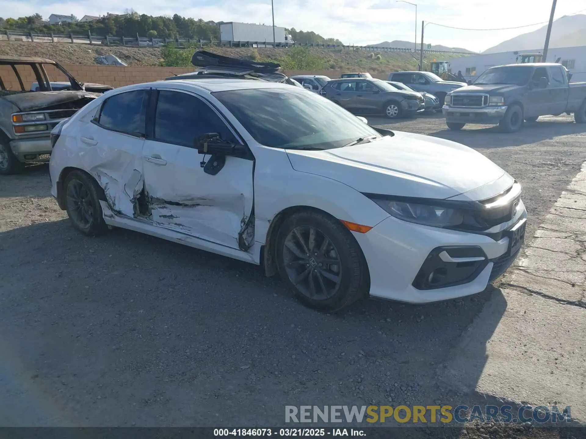 1 Photograph of a damaged car SHHFK7H65MU404956 HONDA CIVIC 2021
