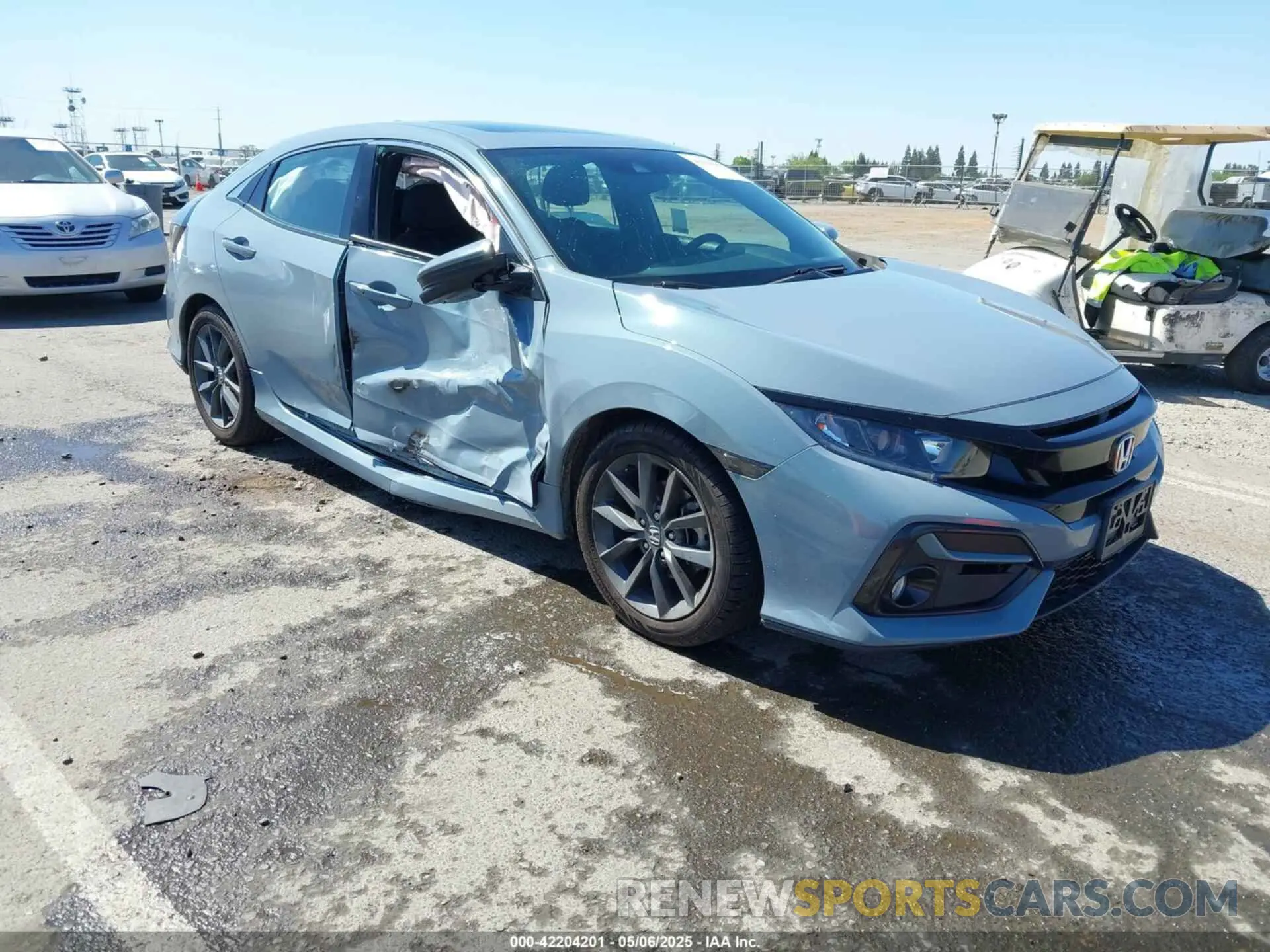 1 Photograph of a damaged car SHHFK7H65MU427475 HONDA CIVIC 2021