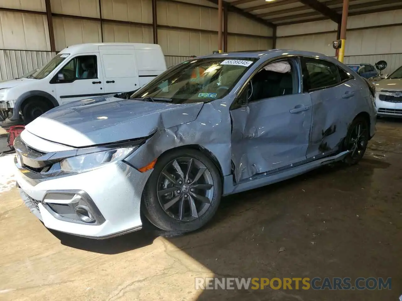 1 Photograph of a damaged car SHHFK7H67MU410905 HONDA CIVIC 2021