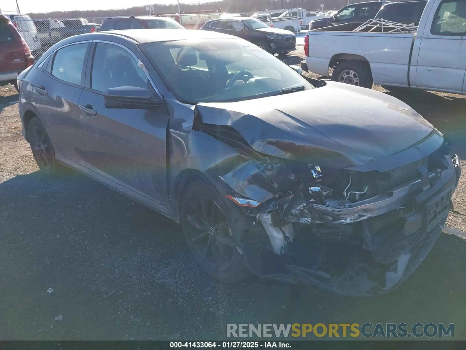 1 Photograph of a damaged car SHHFK7H67MU423105 HONDA CIVIC 2021
