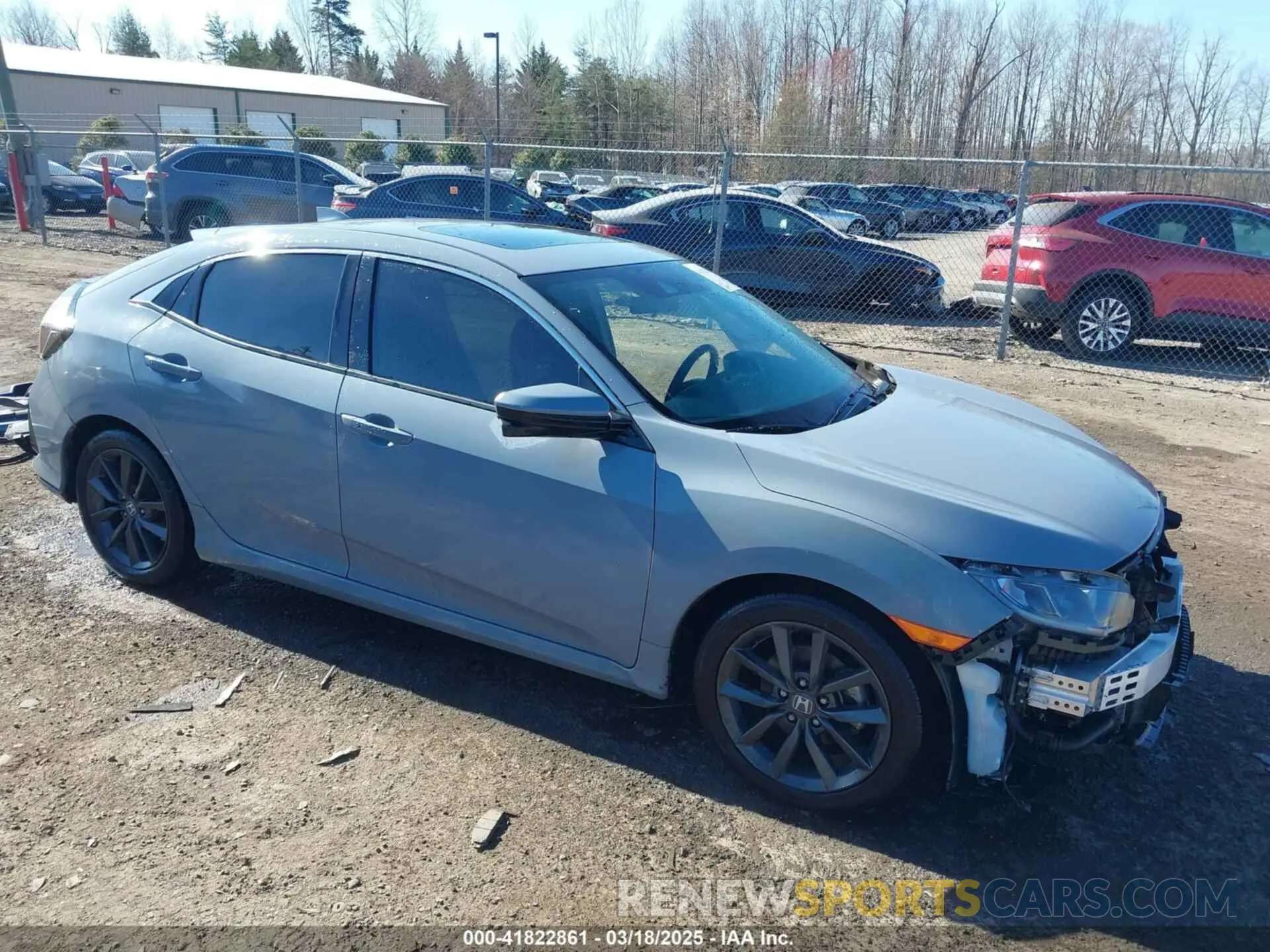 1 Photograph of a damaged car SHHFK7H68MU201804 HONDA CIVIC 2021