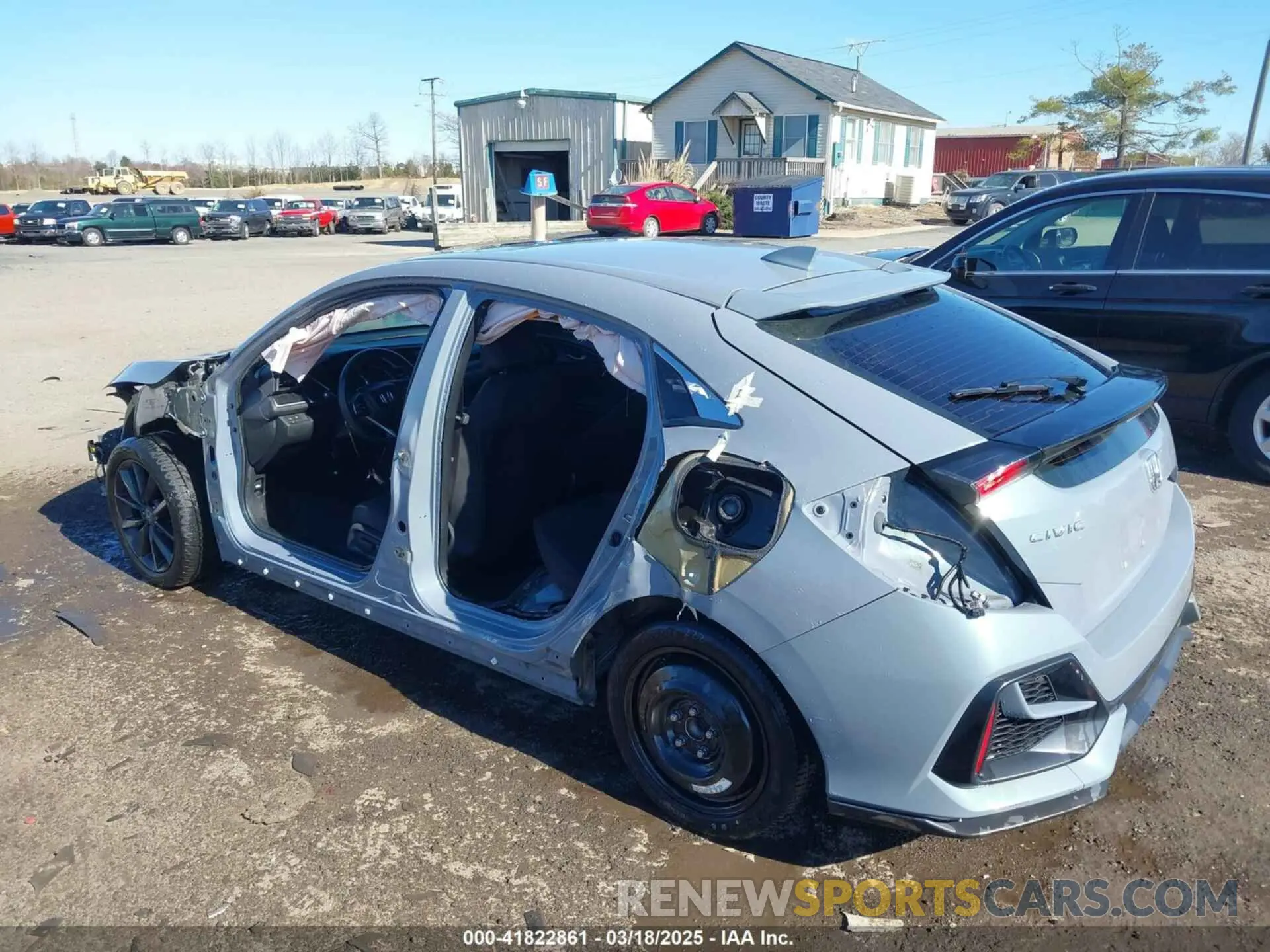 3 Photograph of a damaged car SHHFK7H68MU201804 HONDA CIVIC 2021