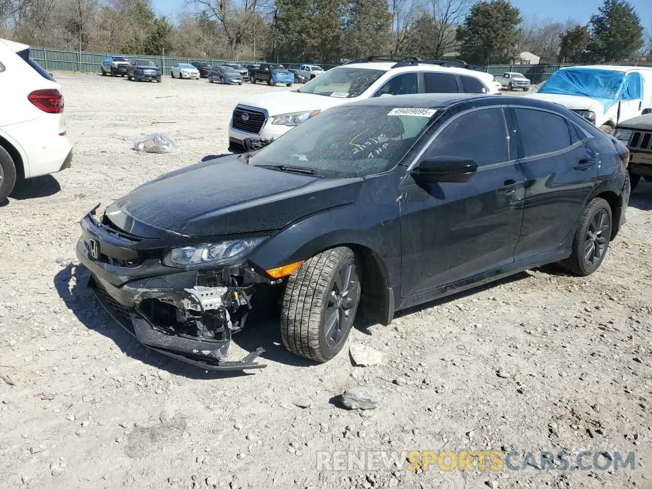 1 Photograph of a damaged car SHHFK7H68MU218280 HONDA CIVIC 2021