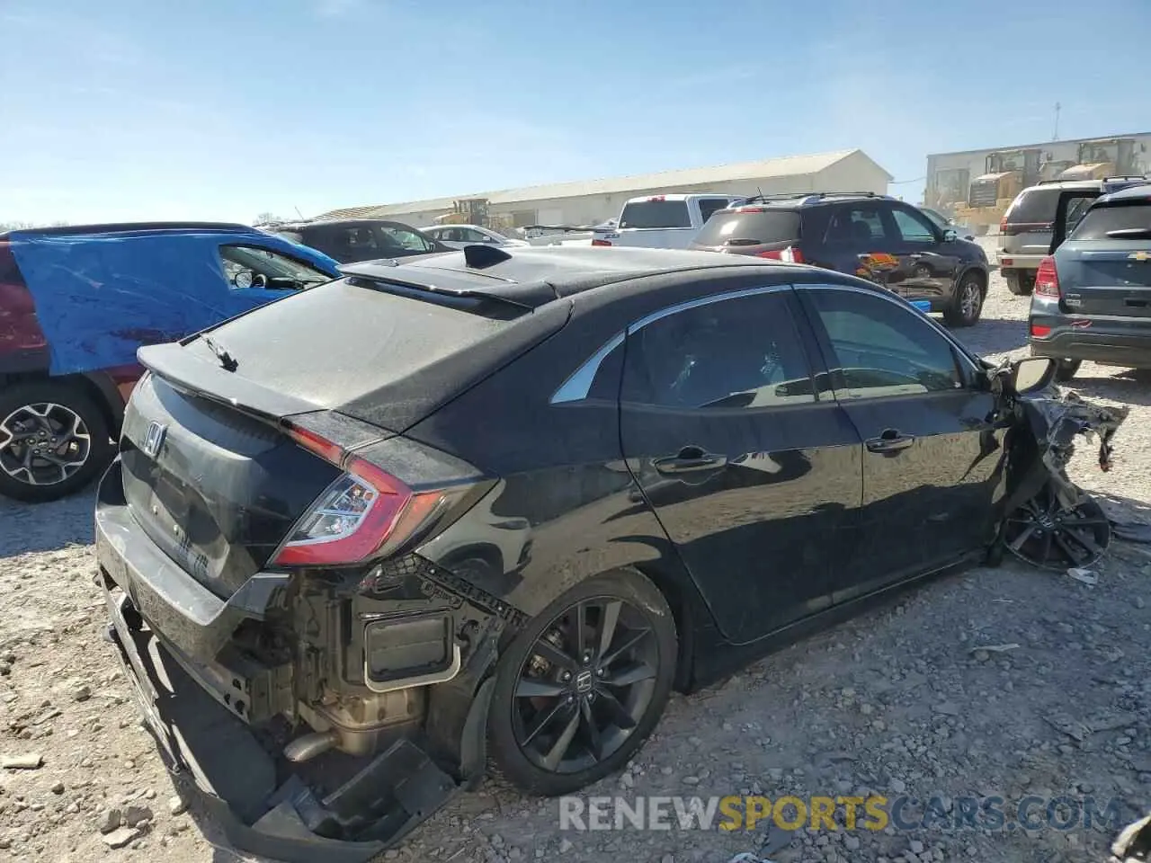3 Photograph of a damaged car SHHFK7H68MU218280 HONDA CIVIC 2021