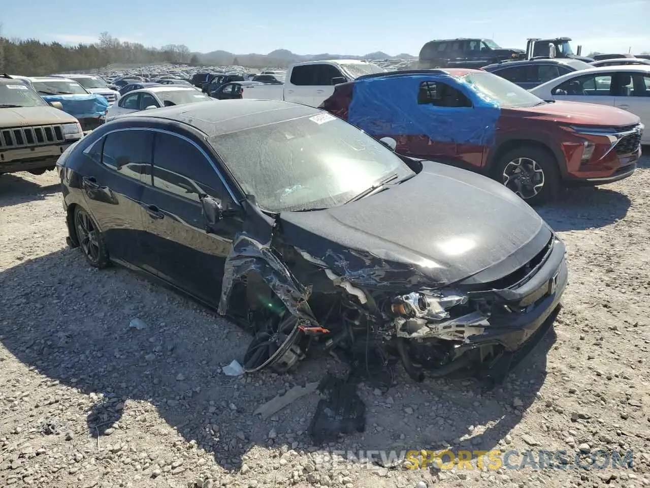 4 Photograph of a damaged car SHHFK7H68MU218280 HONDA CIVIC 2021