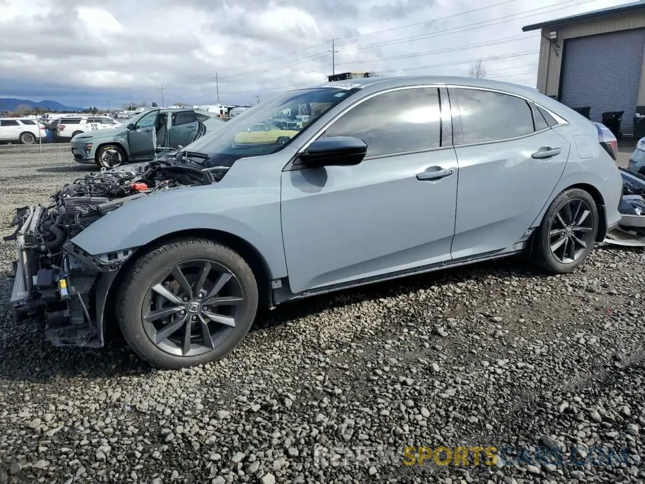 1 Photograph of a damaged car SHHFK7H68MU405292 HONDA CIVIC 2021