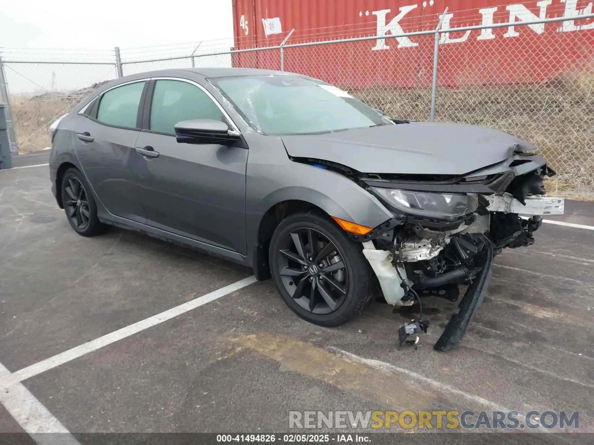 1 Photograph of a damaged car SHHFK7H69MU224881 HONDA CIVIC 2021