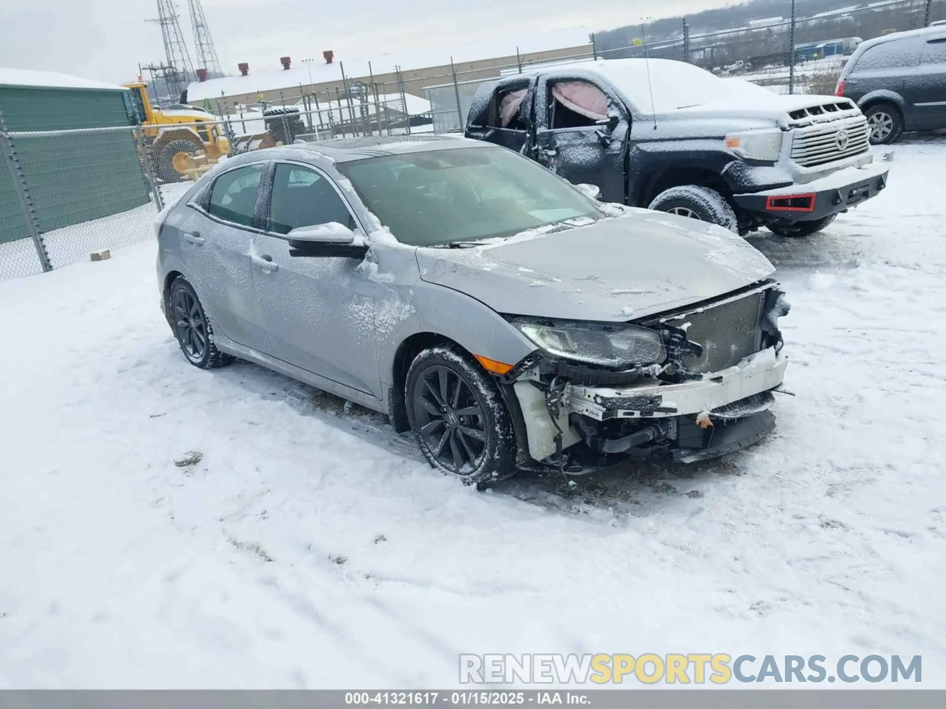 1 Photograph of a damaged car SHHFK7H69MU410484 HONDA CIVIC 2021