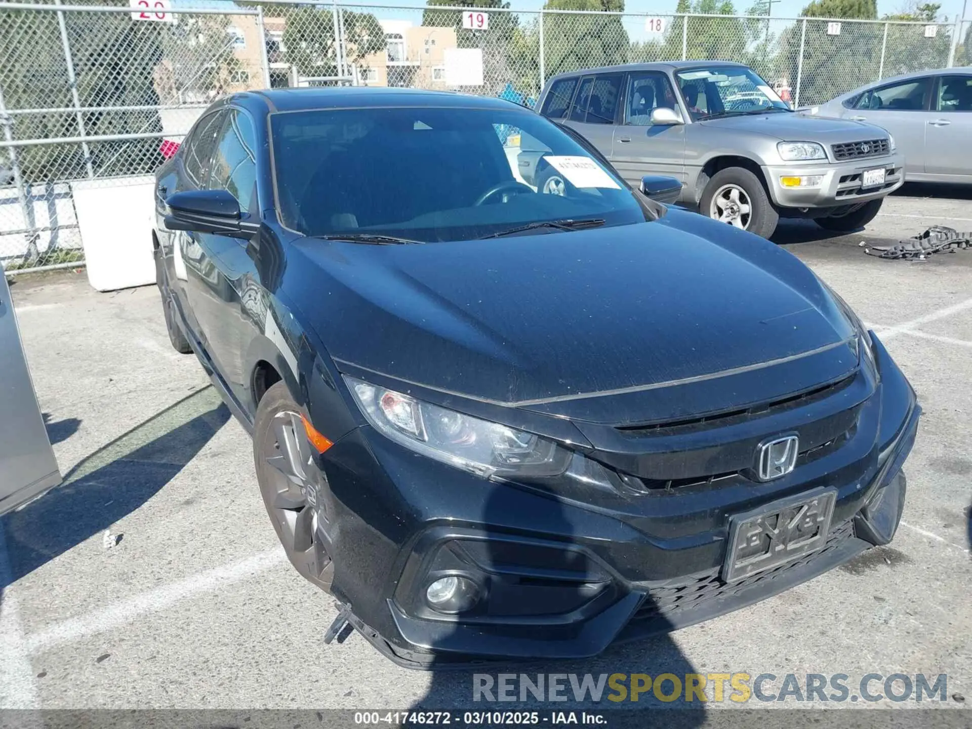 1 Photograph of a damaged car SHHFK7H69MU421453 HONDA CIVIC 2021