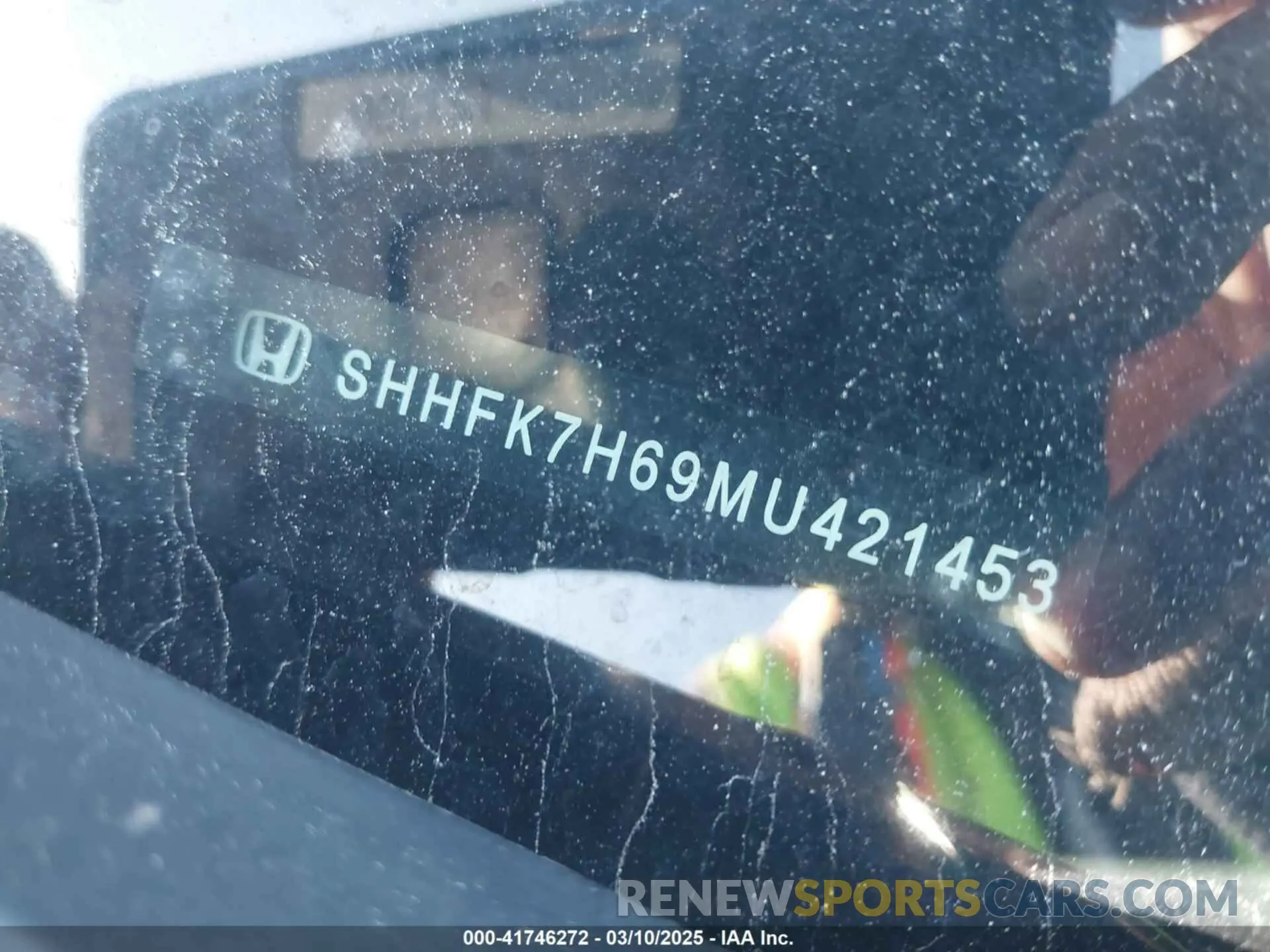 9 Photograph of a damaged car SHHFK7H69MU421453 HONDA CIVIC 2021