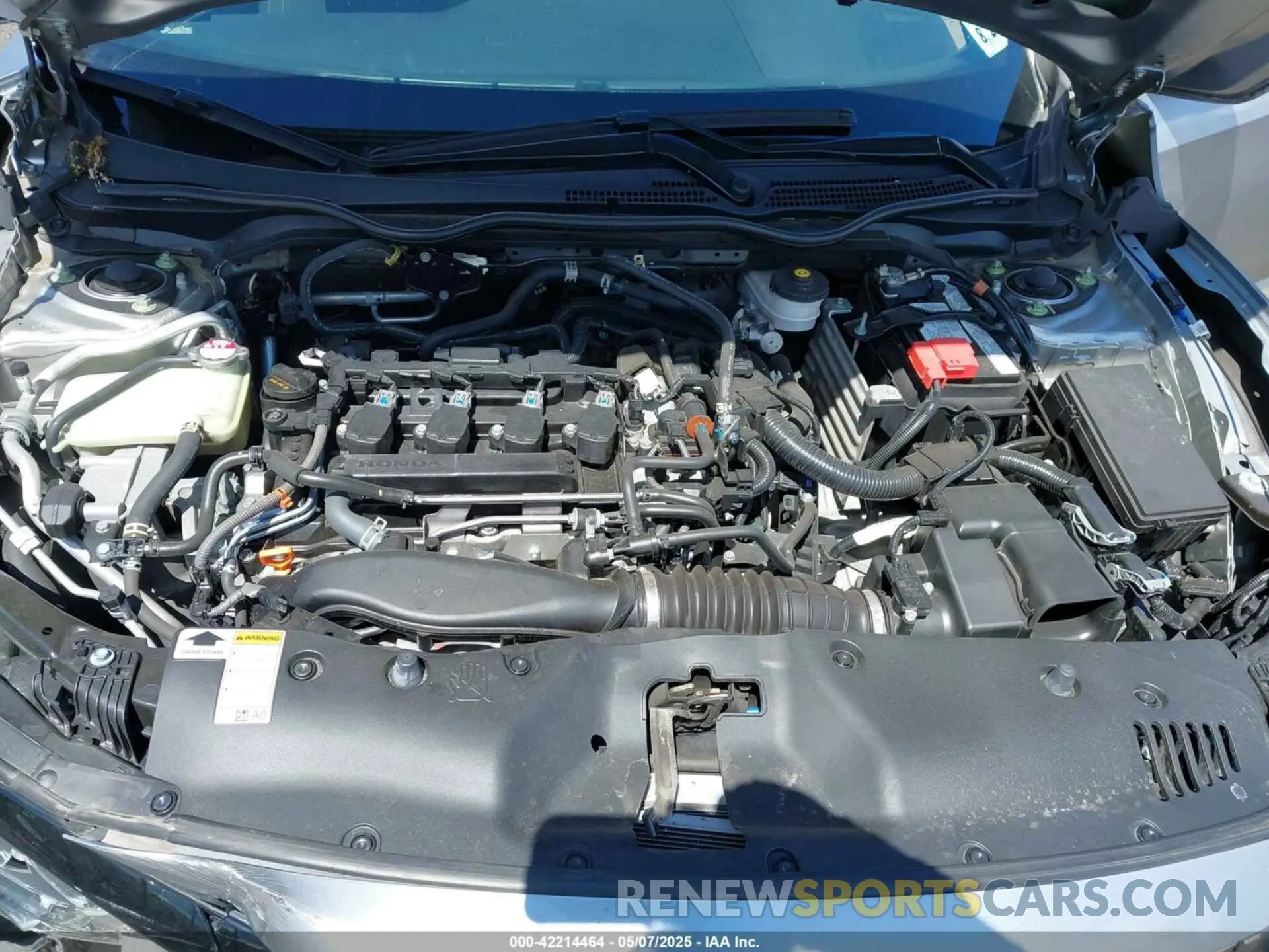 10 Photograph of a damaged car SHHFK7H69MU425602 HONDA CIVIC 2021