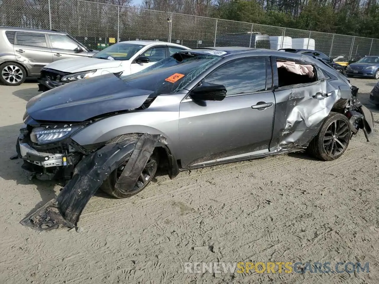 1 Photograph of a damaged car SHHFK7H90MU204285 HONDA CIVIC 2021
