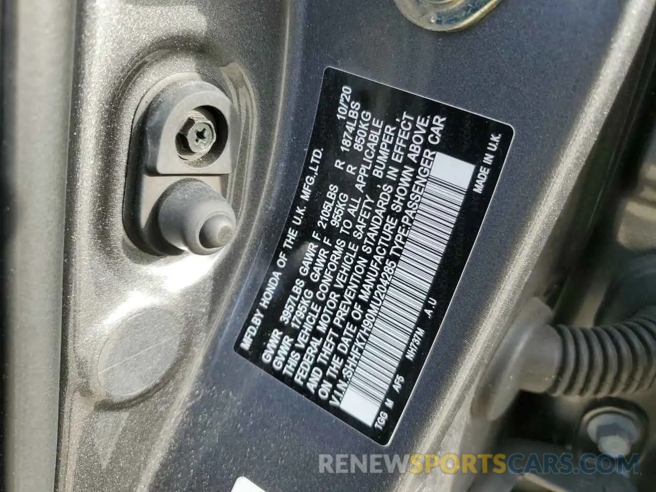 13 Photograph of a damaged car SHHFK7H90MU204285 HONDA CIVIC 2021