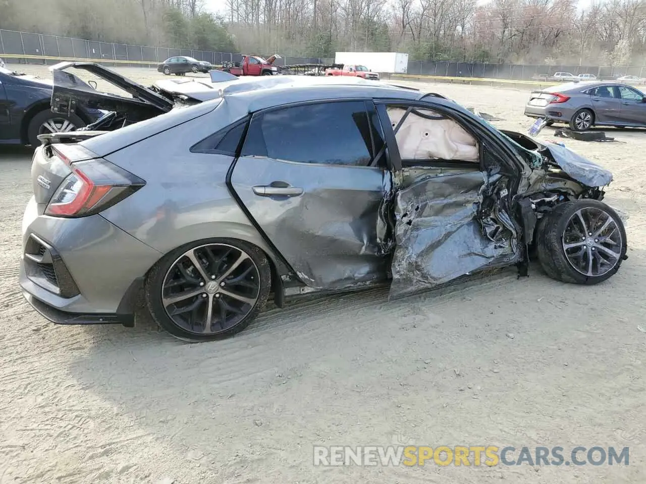 3 Photograph of a damaged car SHHFK7H90MU204285 HONDA CIVIC 2021