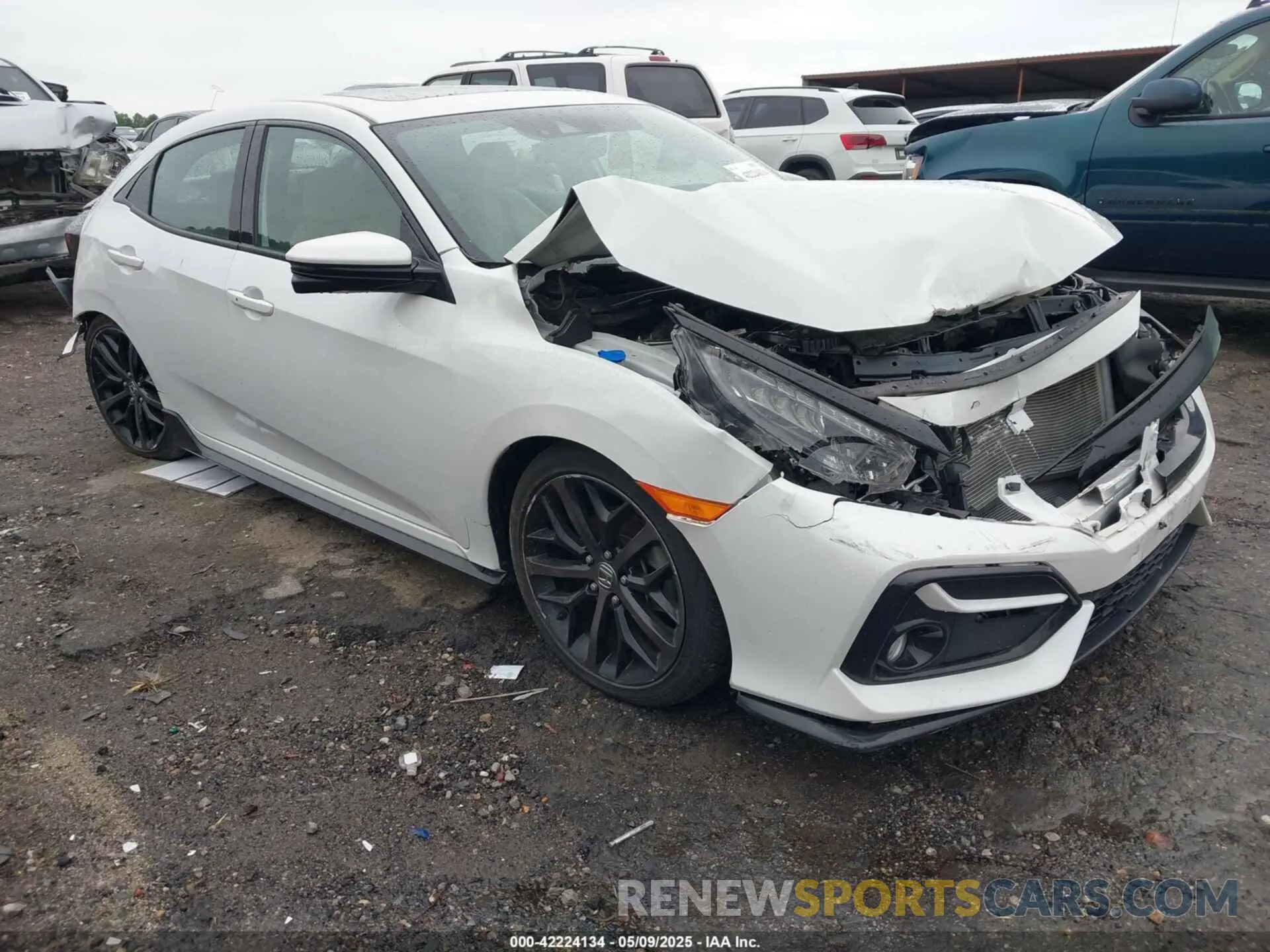 1 Photograph of a damaged car SHHFK7H90MU405121 HONDA CIVIC 2021
