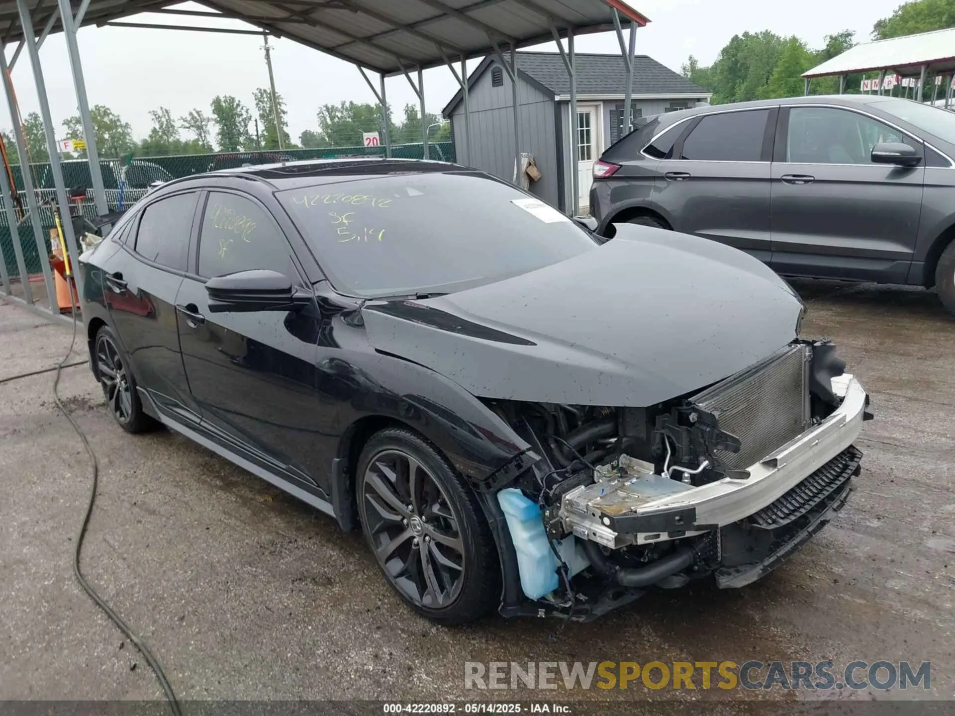 1 Photograph of a damaged car SHHFK7H91MU203890 HONDA CIVIC 2021
