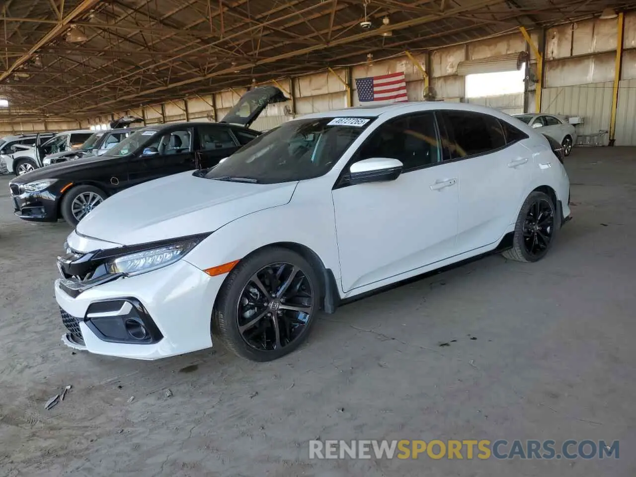 1 Photograph of a damaged car SHHFK7H92MU212338 HONDA CIVIC 2021