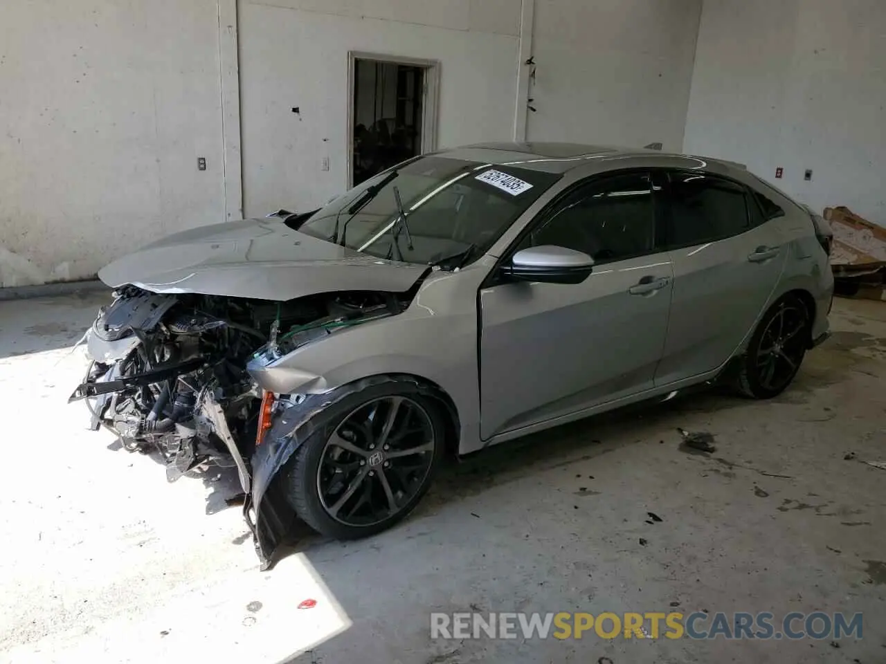 1 Photograph of a damaged car SHHFK7H92MU217765 HONDA CIVIC 2021