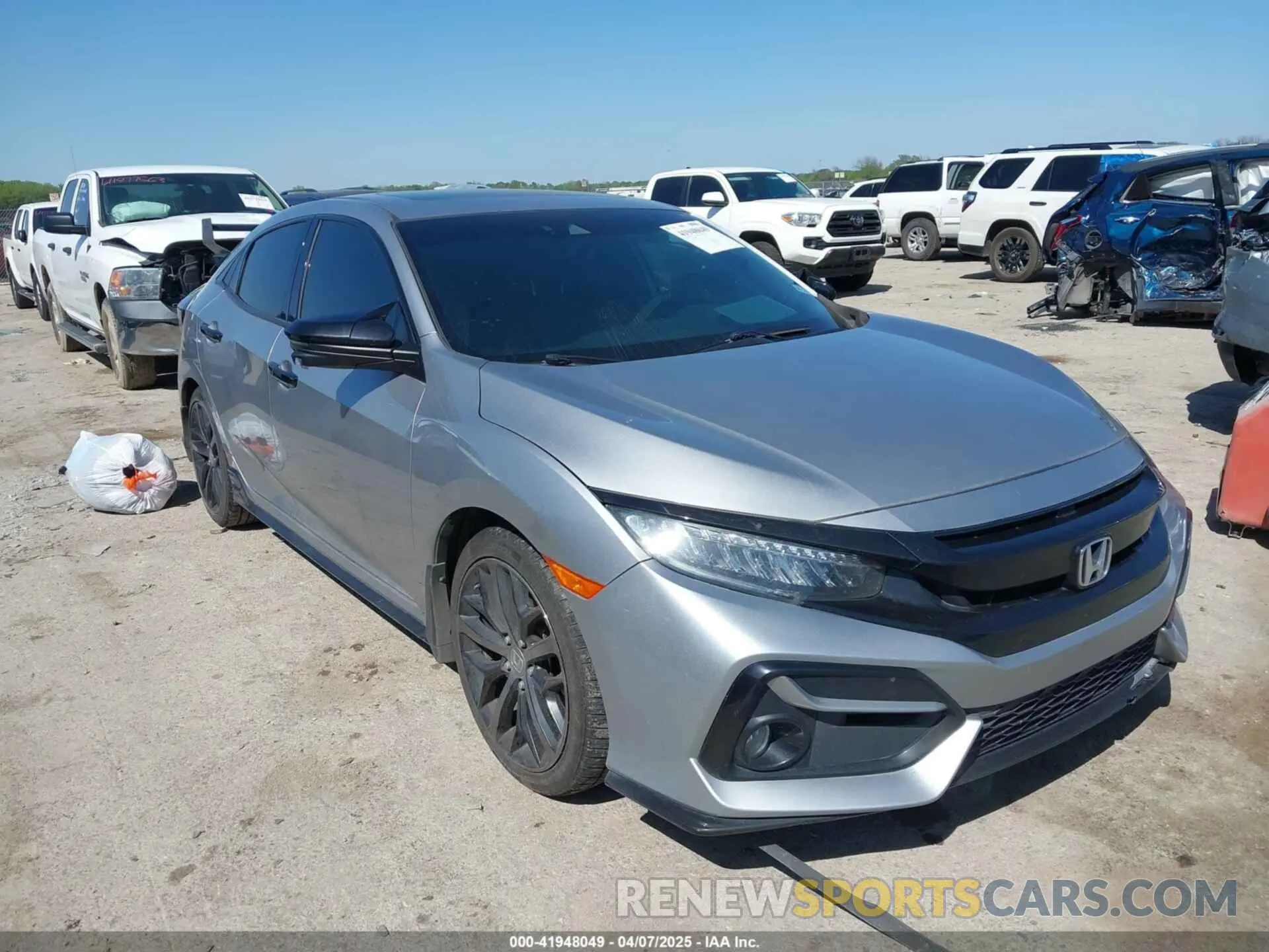 1 Photograph of a damaged car SHHFK7H95MU225388 HONDA CIVIC 2021