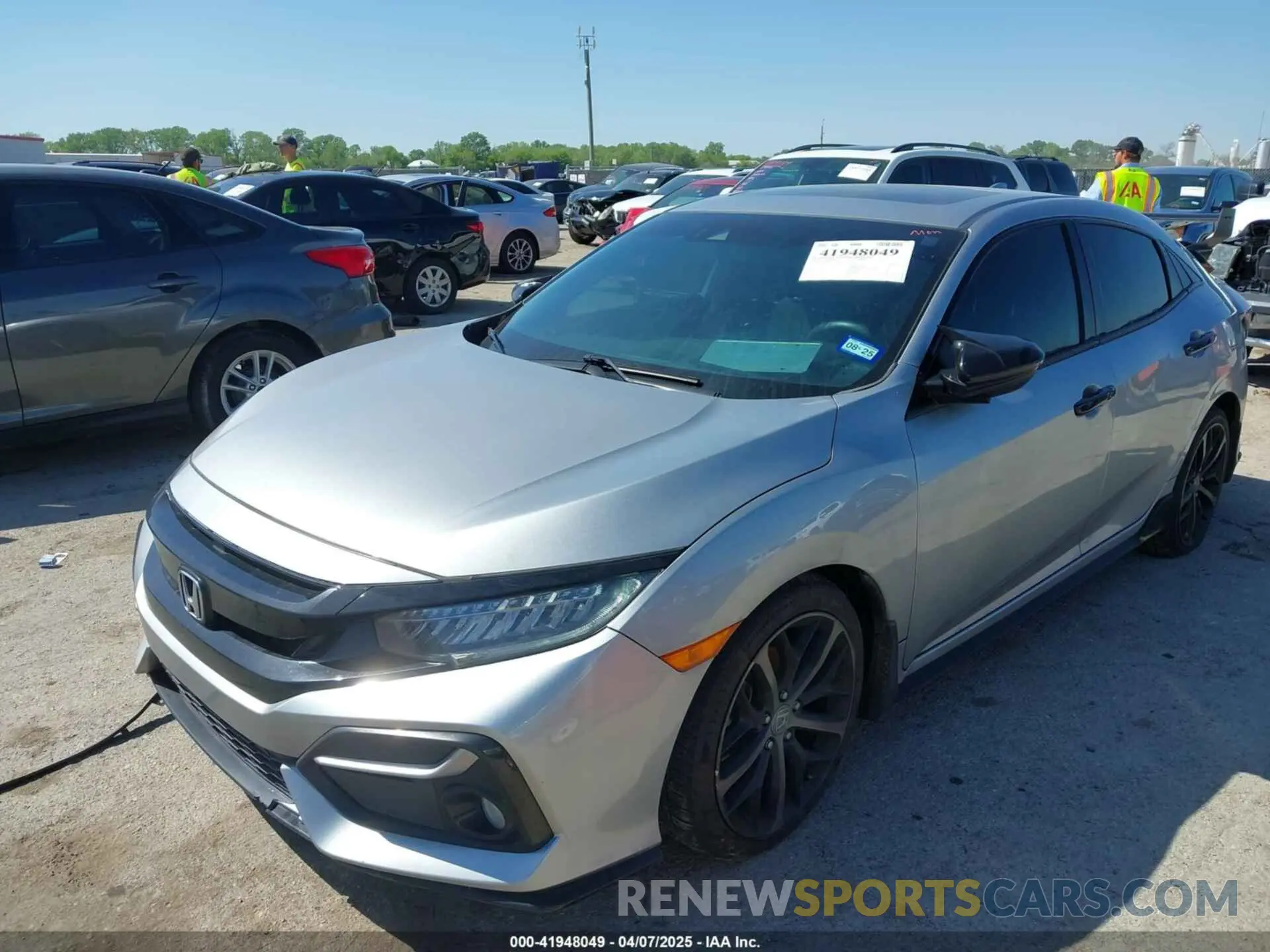 2 Photograph of a damaged car SHHFK7H95MU225388 HONDA CIVIC 2021