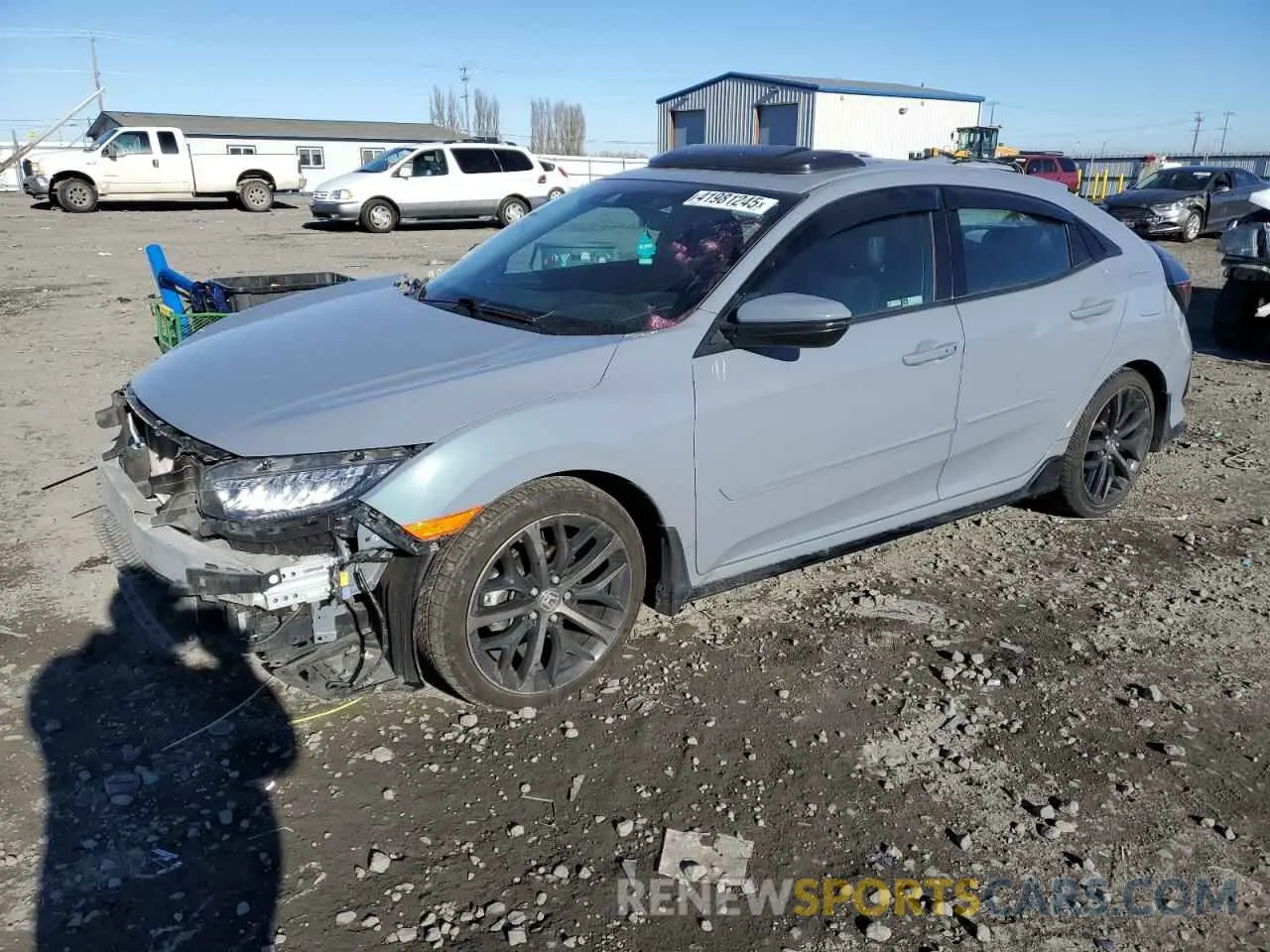 1 Photograph of a damaged car SHHFK7H95MU404885 HONDA CIVIC 2021