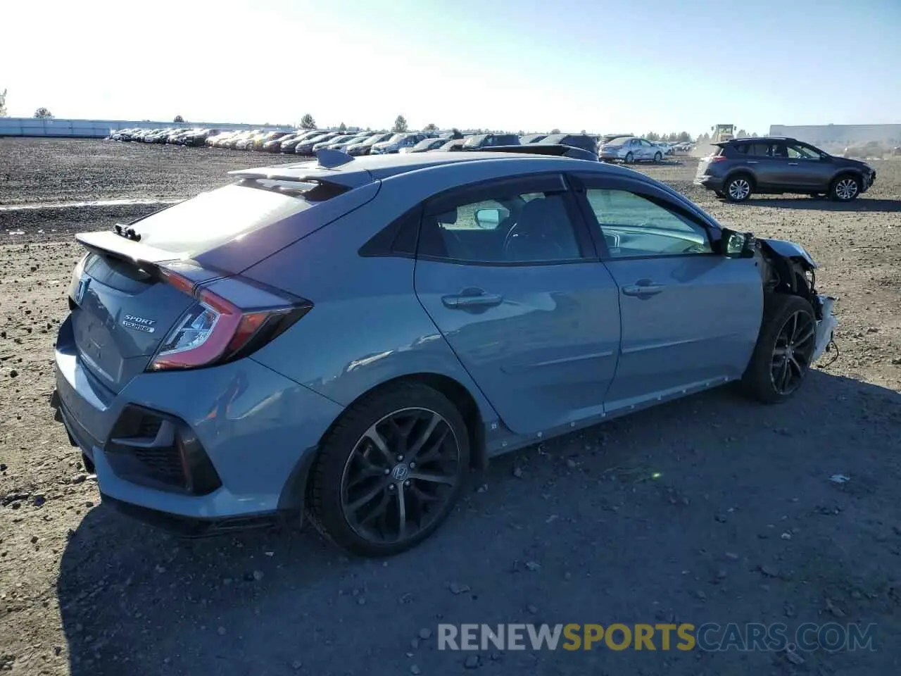 3 Photograph of a damaged car SHHFK7H95MU404885 HONDA CIVIC 2021