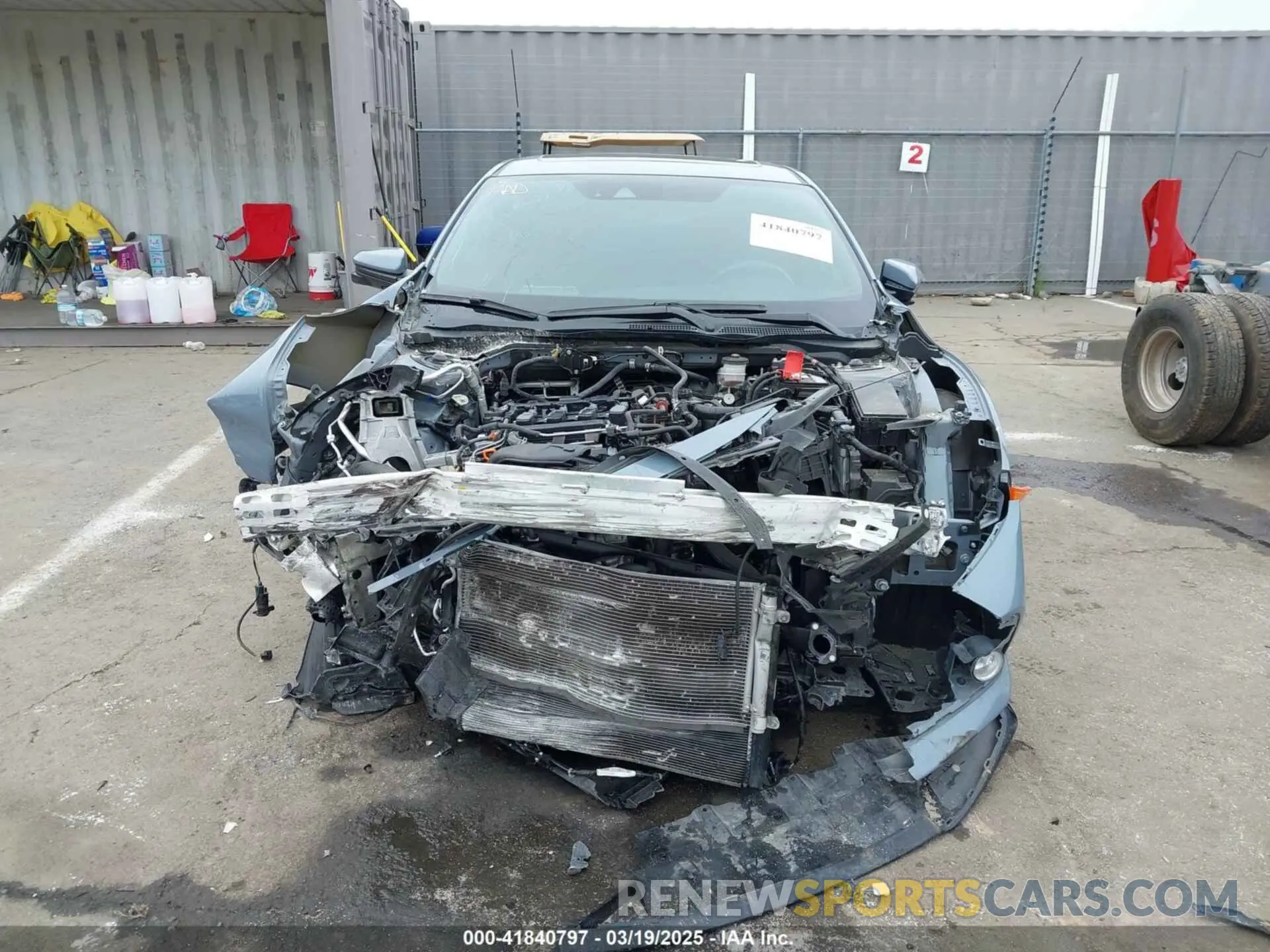 13 Photograph of a damaged car SHHFK7H96MU412560 HONDA CIVIC 2021