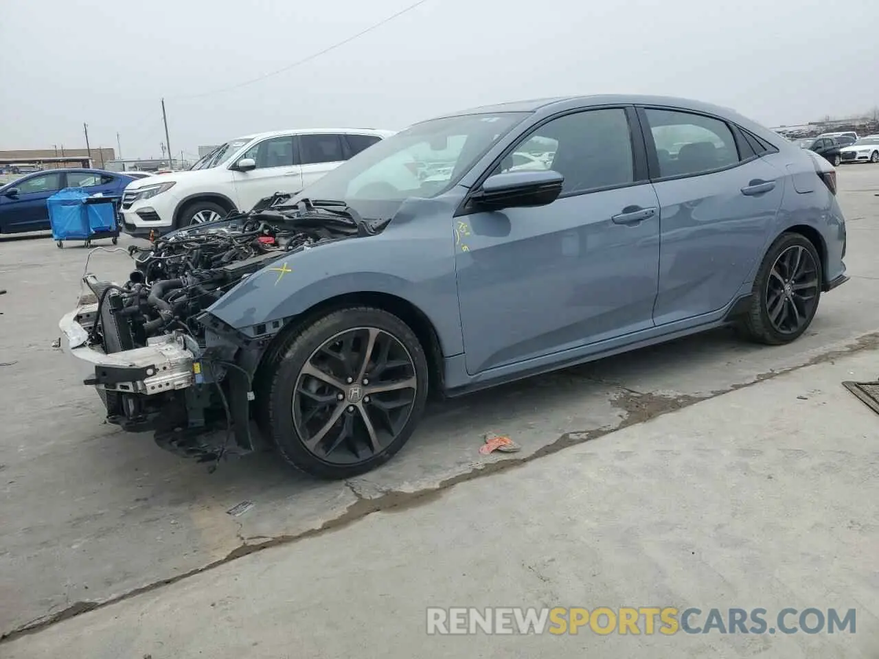 1 Photograph of a damaged car SHHFK7H97MU211654 HONDA CIVIC 2021