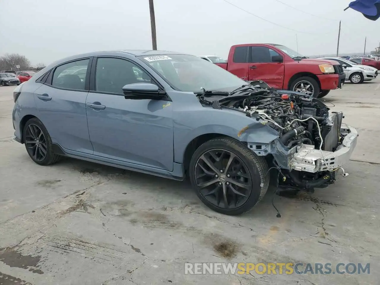 4 Photograph of a damaged car SHHFK7H97MU211654 HONDA CIVIC 2021