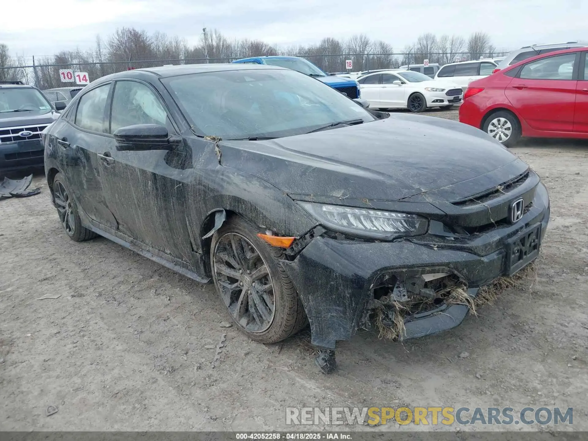 1 Photograph of a damaged car SHHFK7H97MU412129 HONDA CIVIC 2021