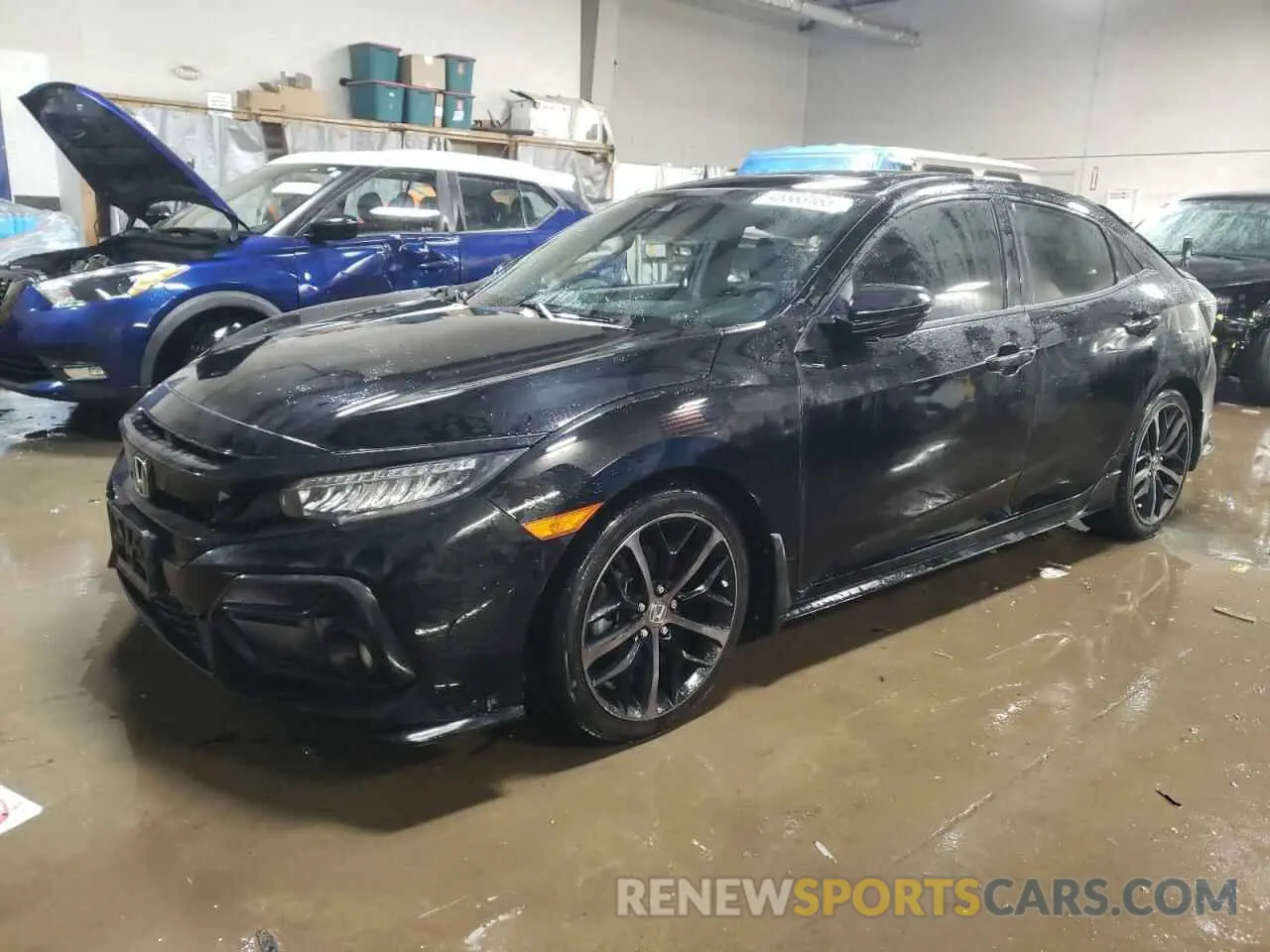1 Photograph of a damaged car SHHFK7H98MU212344 HONDA CIVIC 2021