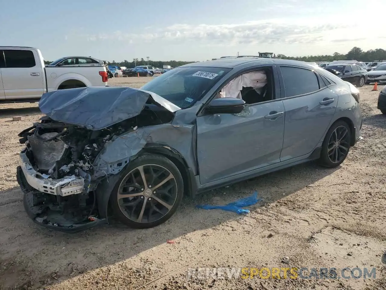 1 Photograph of a damaged car SHHFK7H98MU223795 HONDA CIVIC 2021