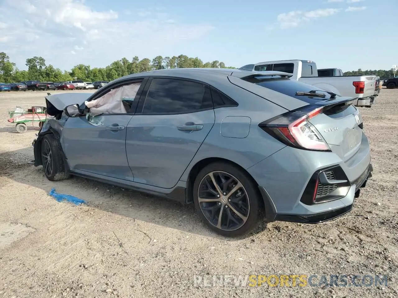 2 Photograph of a damaged car SHHFK7H98MU223795 HONDA CIVIC 2021