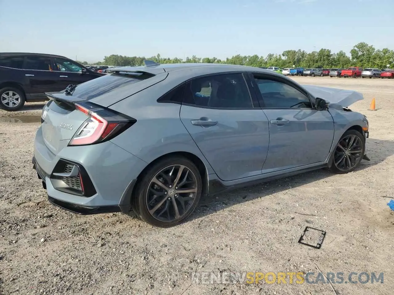 3 Photograph of a damaged car SHHFK7H98MU223795 HONDA CIVIC 2021