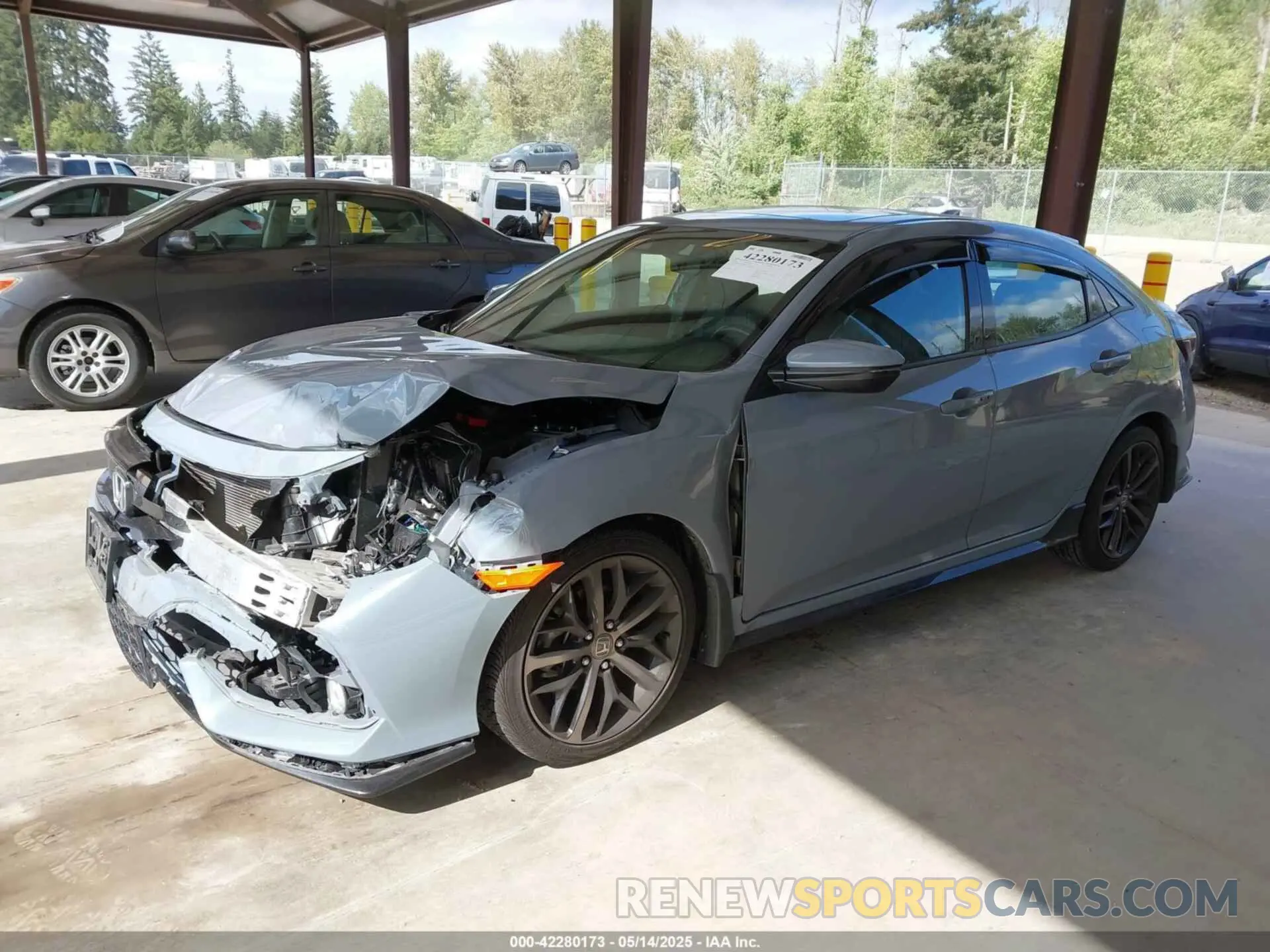 2 Photograph of a damaged car SHHFK7H99MU410009 HONDA CIVIC 2021