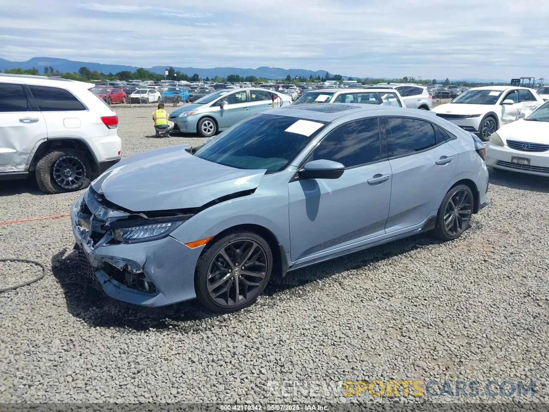 2 Photograph of a damaged car SHHFK7H9XMU402341 HONDA CIVIC 2021