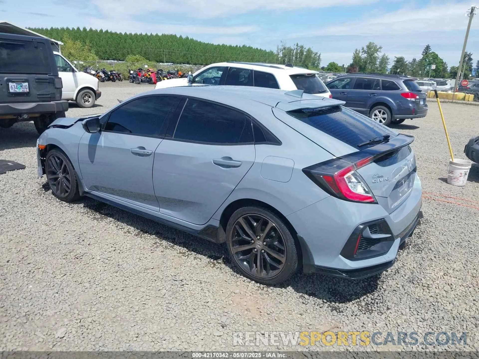 3 Photograph of a damaged car SHHFK7H9XMU402341 HONDA CIVIC 2021