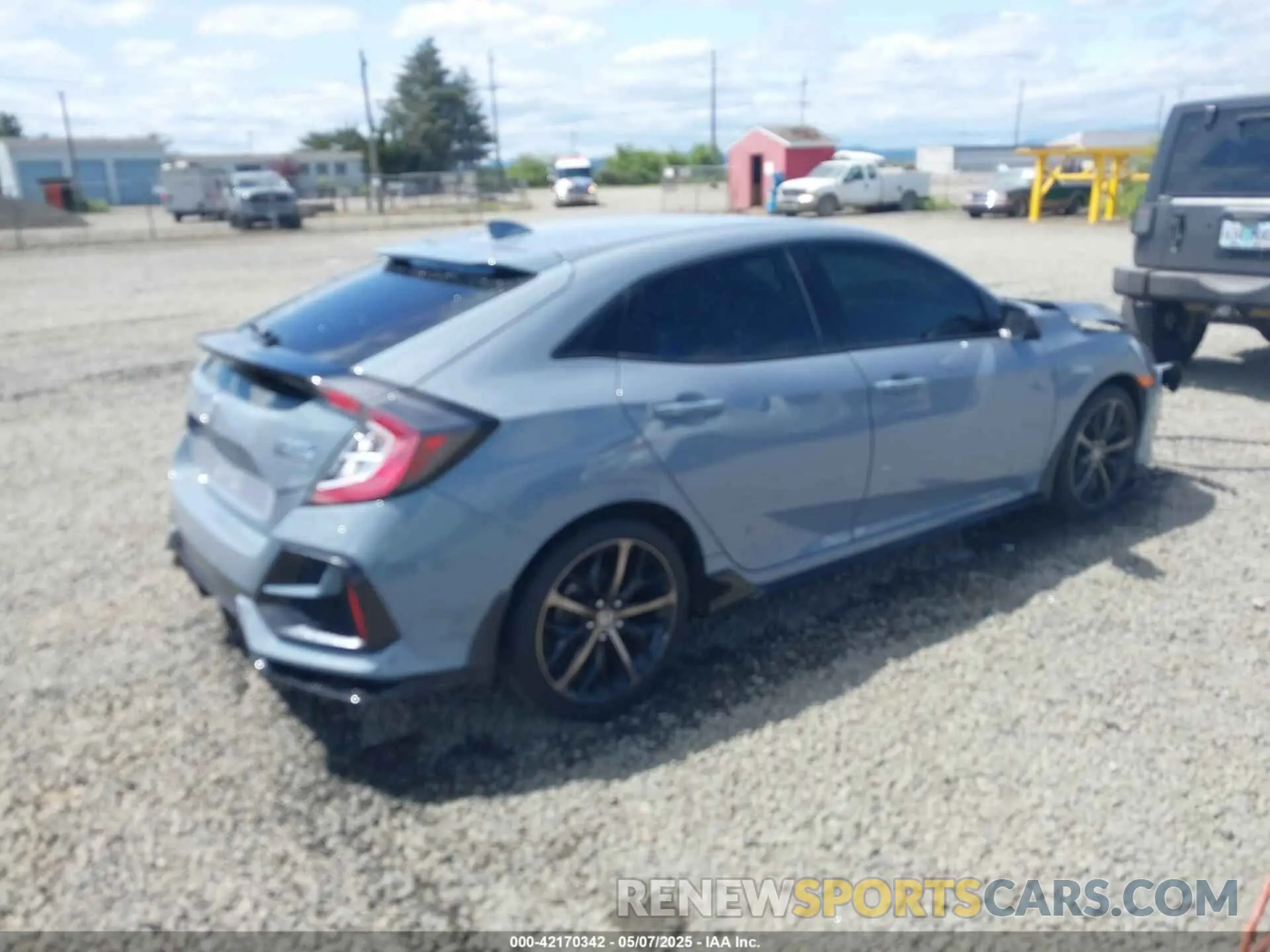 4 Photograph of a damaged car SHHFK7H9XMU402341 HONDA CIVIC 2021