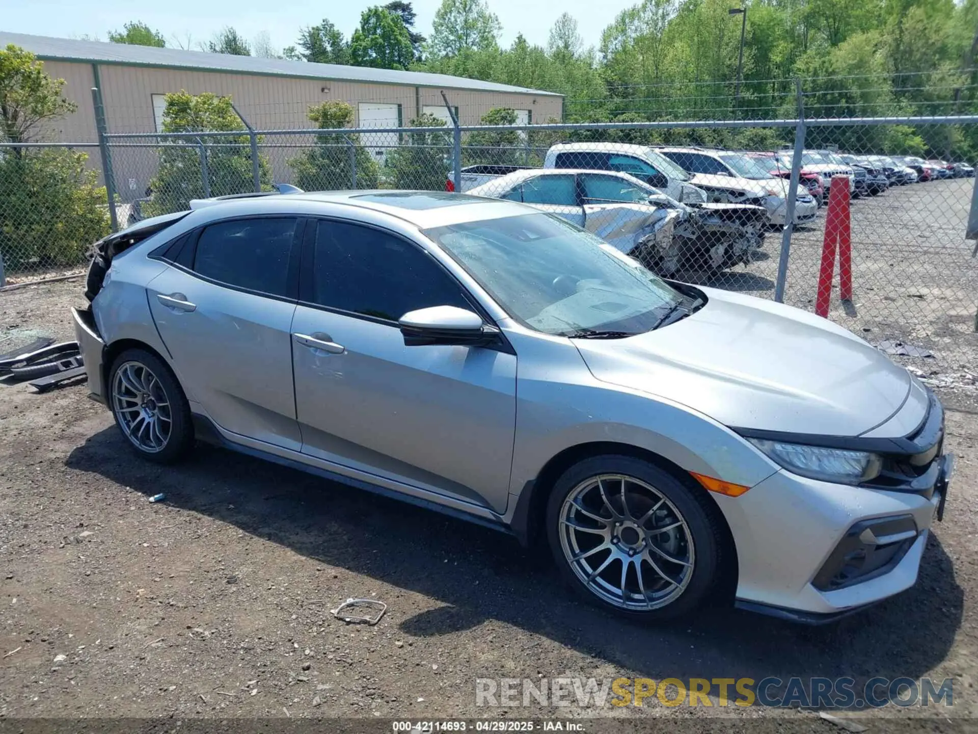 1 Photograph of a damaged car SHHFK7H9XMU409094 HONDA CIVIC 2021