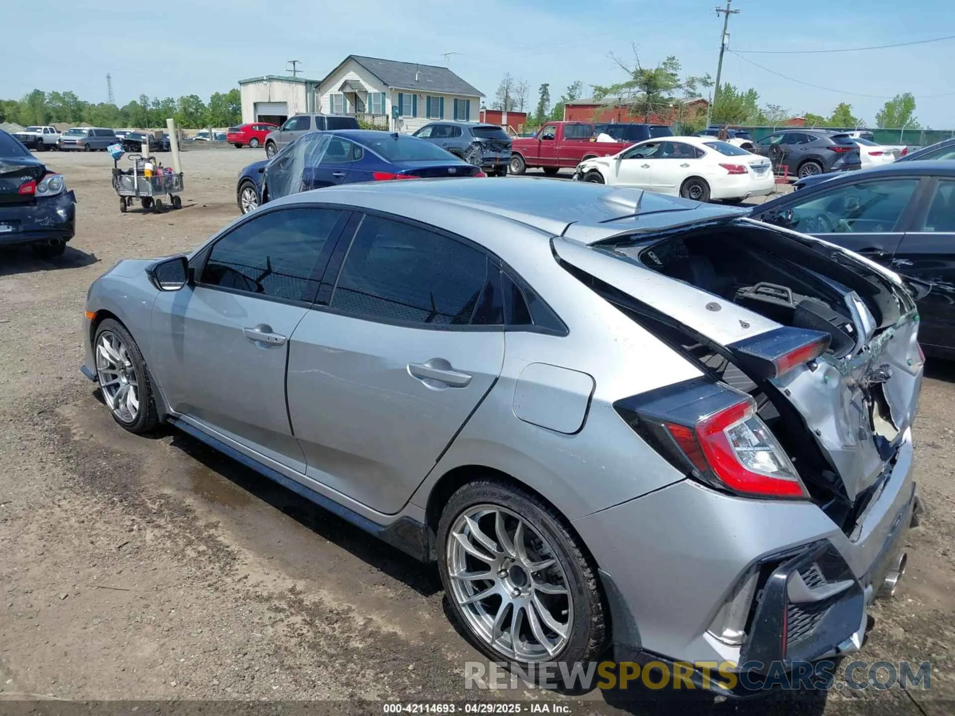 3 Photograph of a damaged car SHHFK7H9XMU409094 HONDA CIVIC 2021