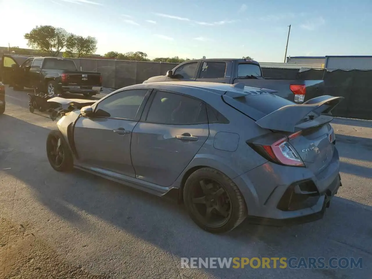2 Photograph of a damaged car SHHFK8G72MU203662 HONDA CIVIC 2021