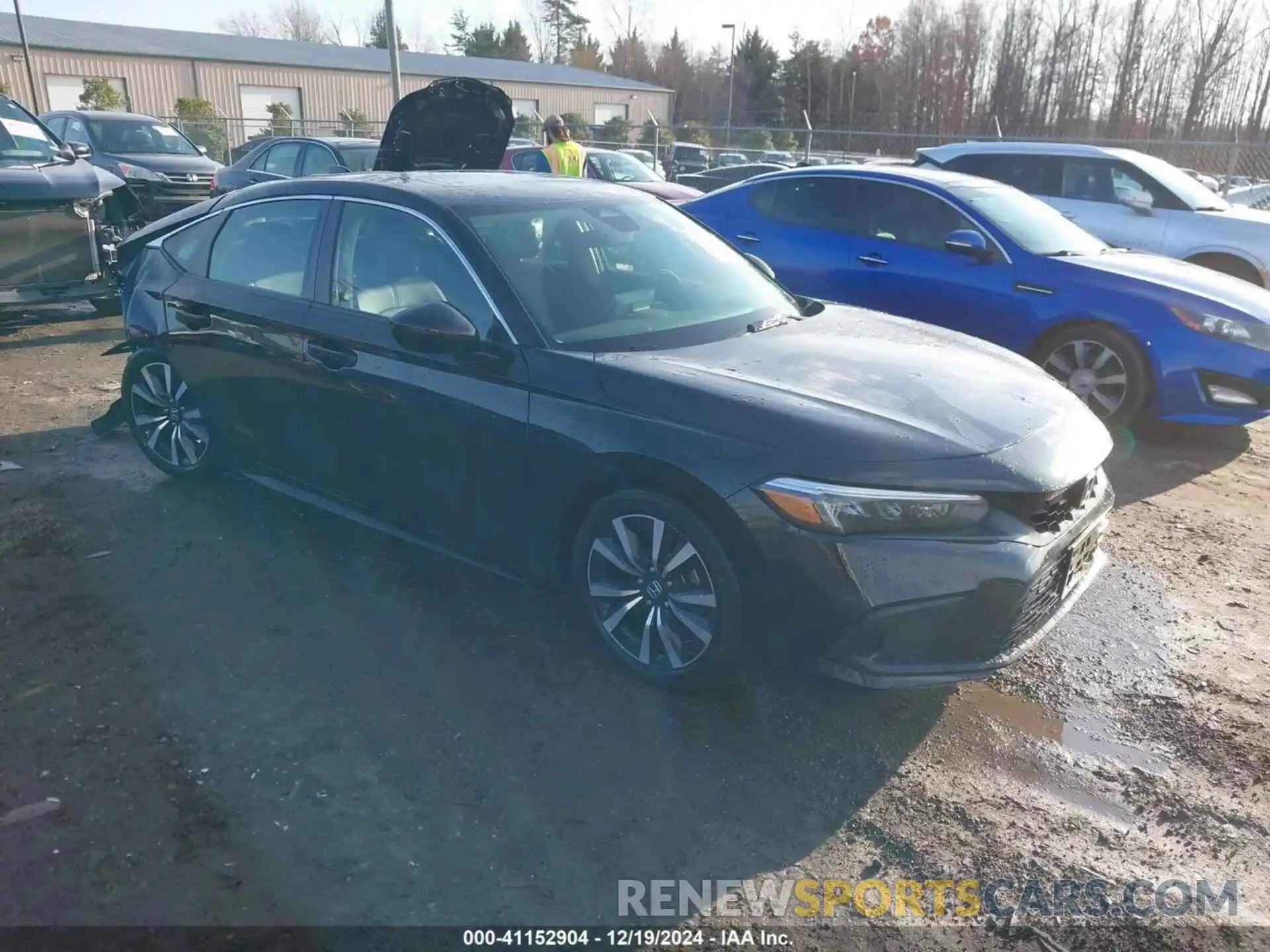 1 Photograph of a damaged car 19XFL1H71NE024542 HONDA CIVIC 2022