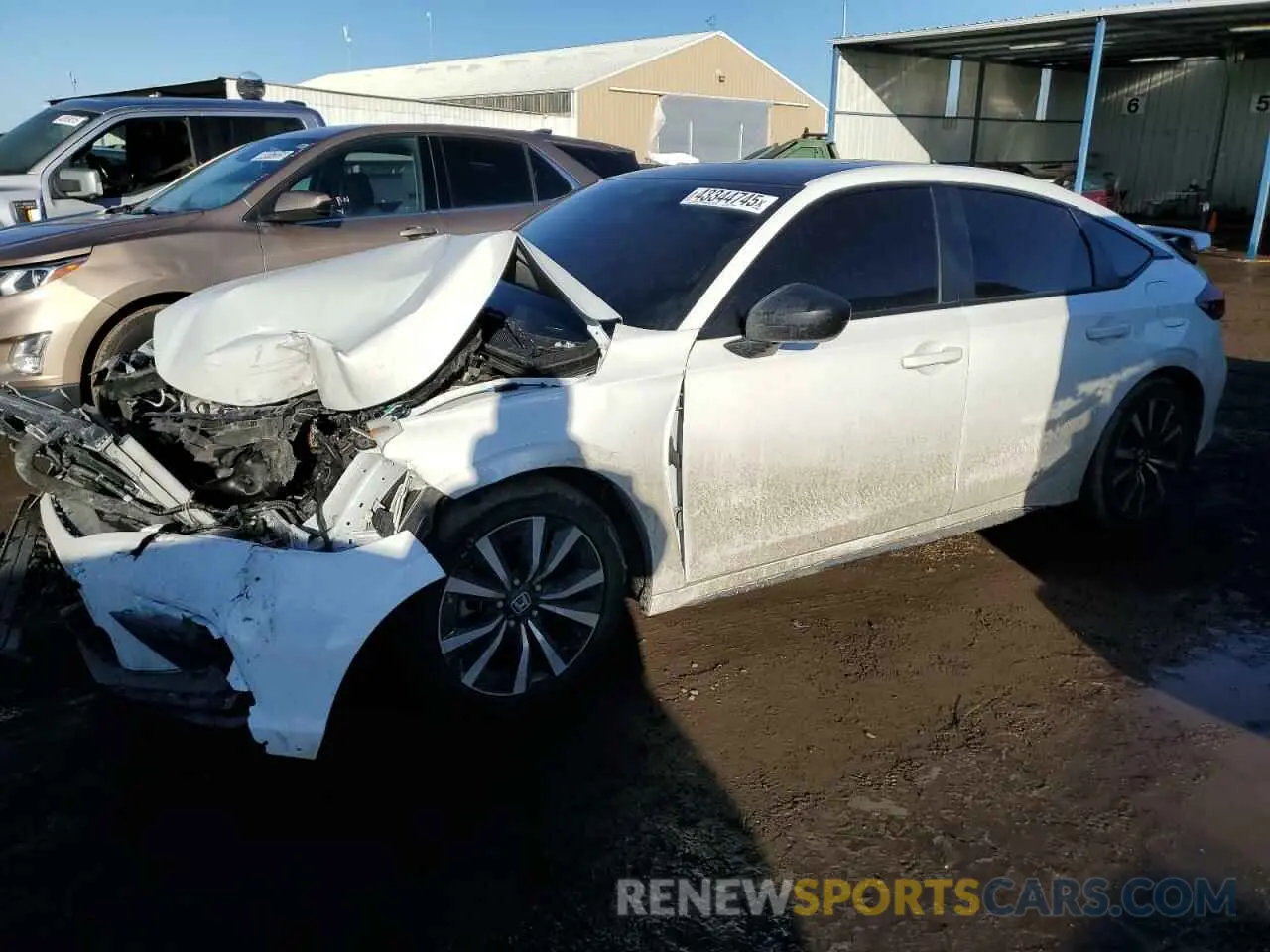 1 Photograph of a damaged car 19XFL1H72NE003621 HONDA CIVIC 2022