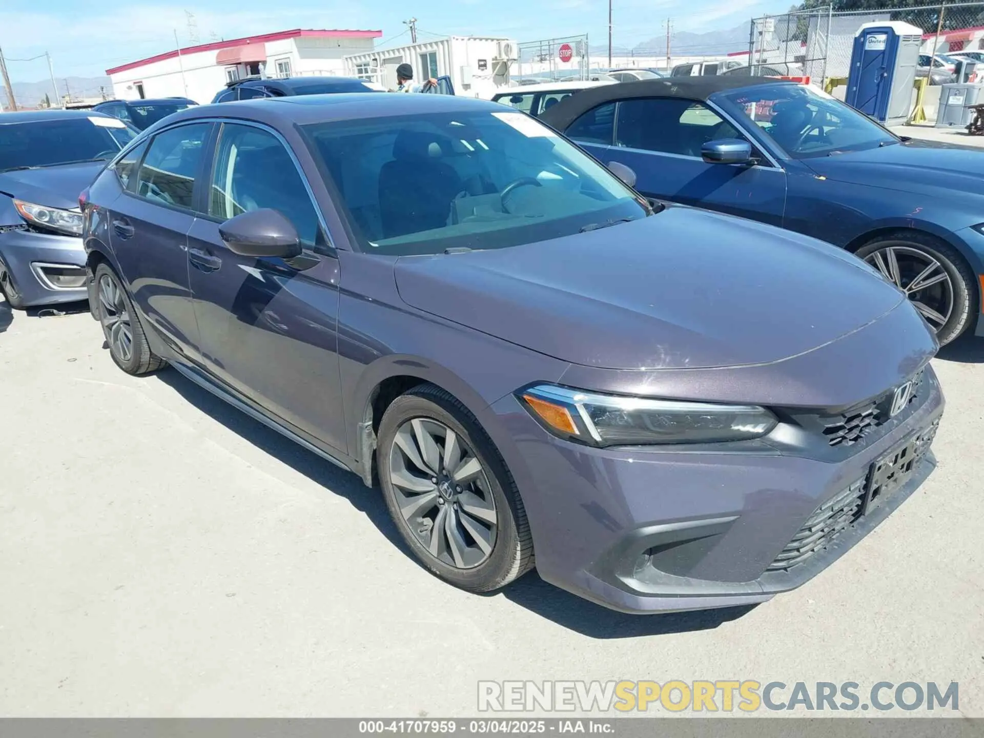 1 Photograph of a damaged car 19XFL1H72NE012206 HONDA CIVIC 2022