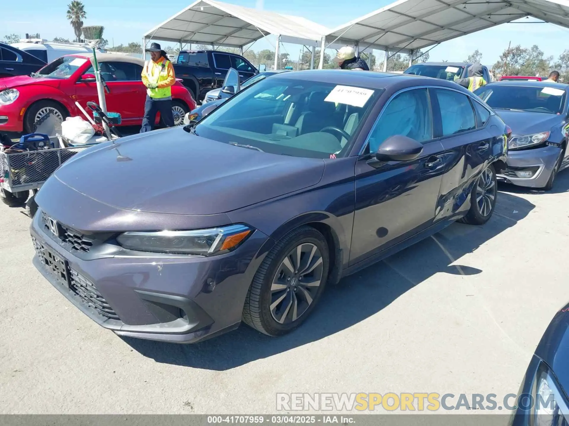 2 Photograph of a damaged car 19XFL1H72NE012206 HONDA CIVIC 2022