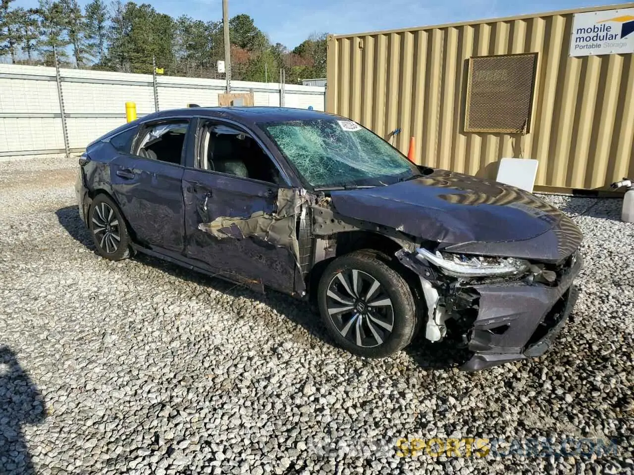 4 Photograph of a damaged car 19XFL1H73NE008908 HONDA CIVIC 2022