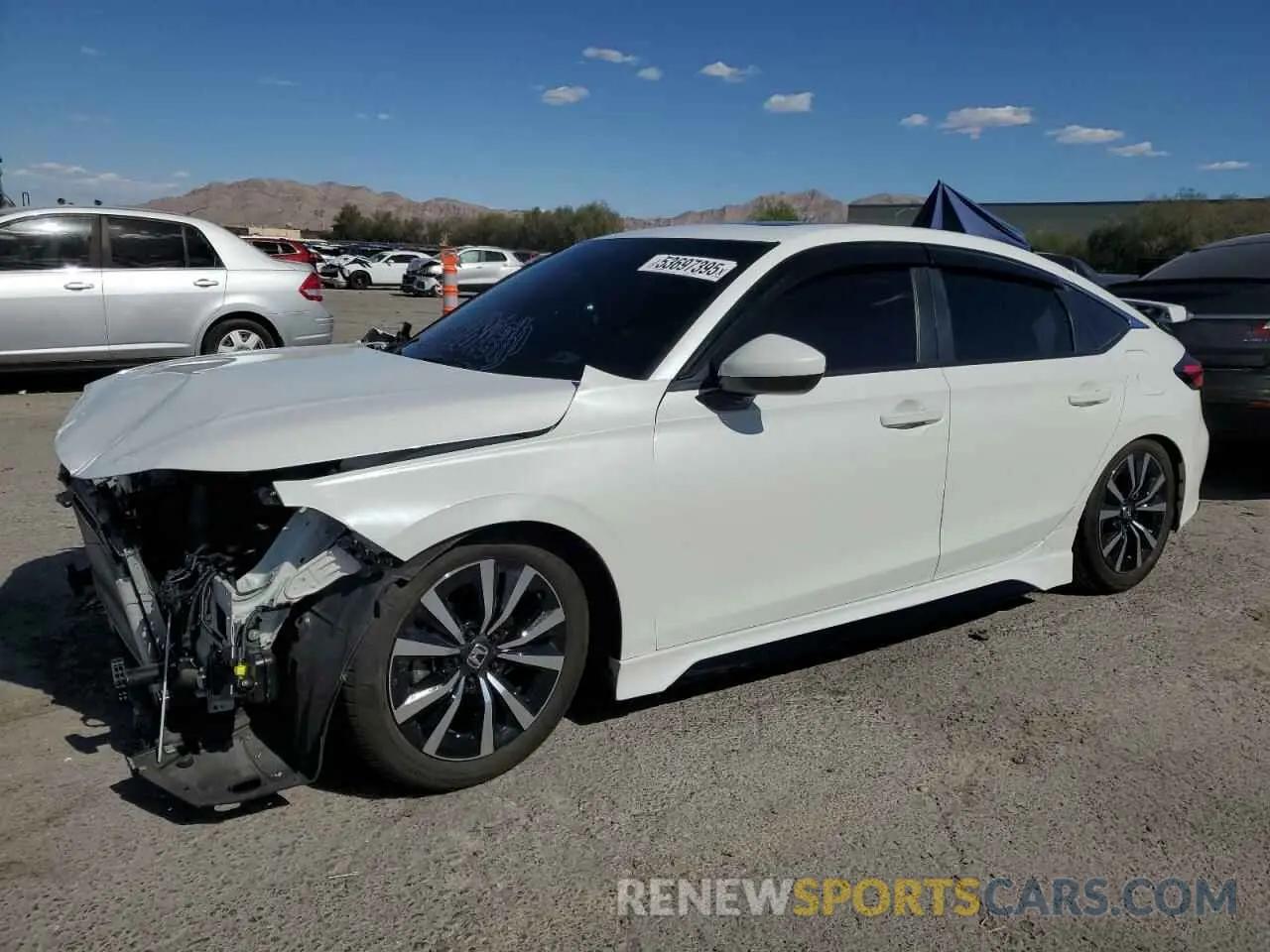1 Photograph of a damaged car 19XFL1H75NE009350 HONDA CIVIC 2022