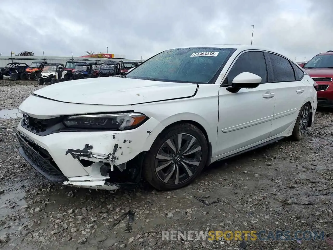 1 Photograph of a damaged car 19XFL1H78NE005938 HONDA CIVIC 2022